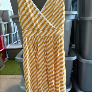 Yellow and White Striped Dress p26